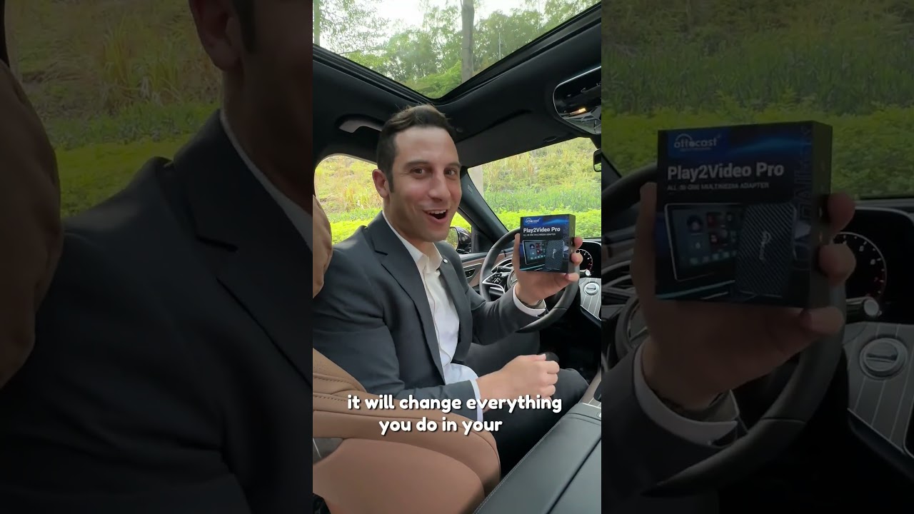 YOUTUBE & NETFLIX IN YOUR CAR using the OTTOCAST PLAY2VIDEO  PRO wireless adapter! 