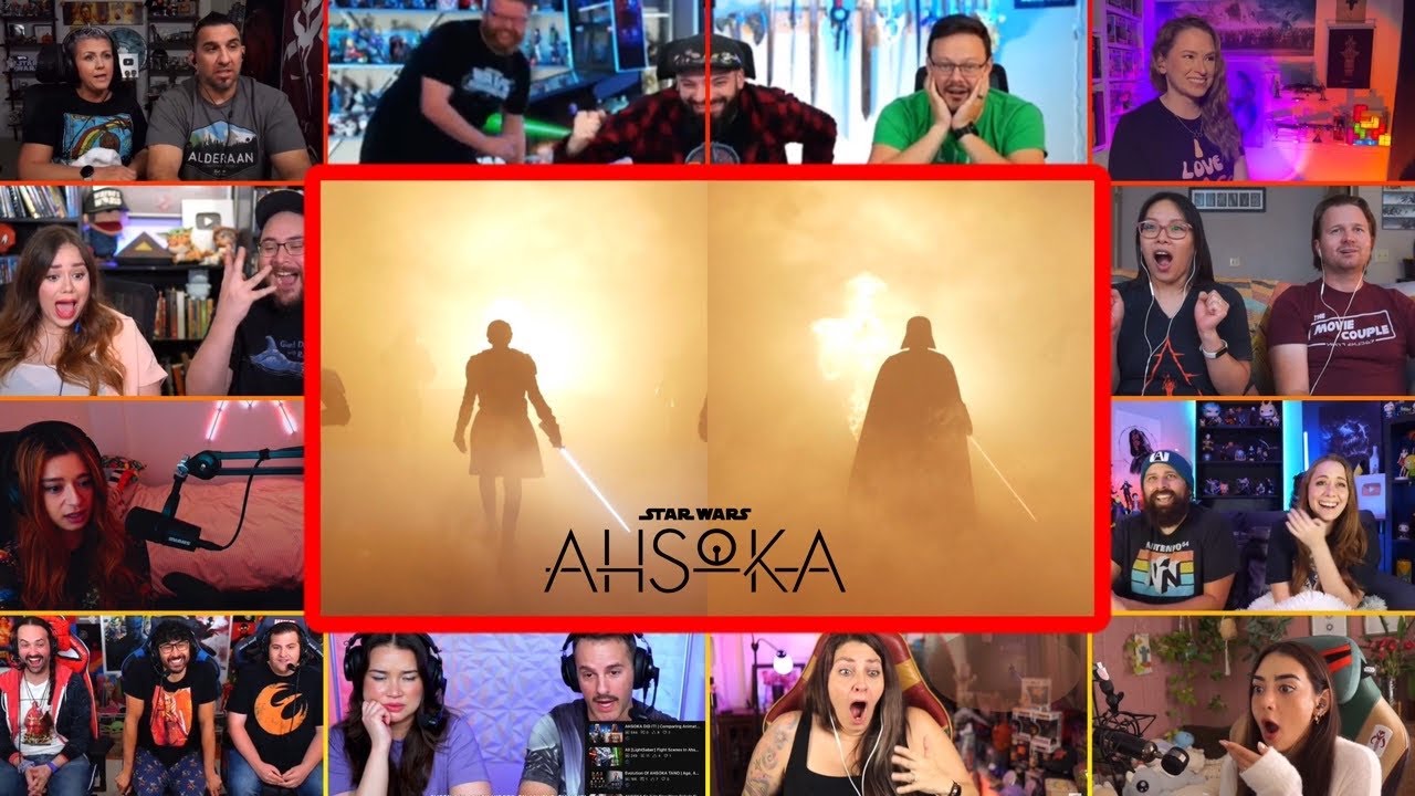 Реакция ютуберов на то, что Асока увидела Дарта Вейдера в «Энакине» | Реакция на сцену Асоки из «...