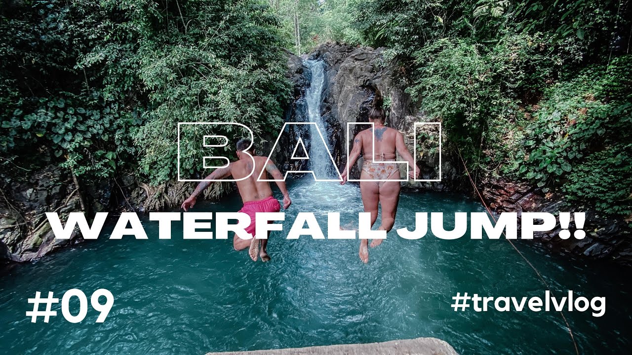 WATERFALL CLIFF JUMP | ALING ALING WATERFALL | BALI VLOG 2022
