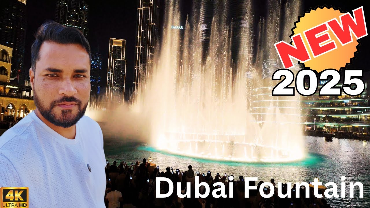 New Dubai Fountain at Burj Khalifa | Fountain re-open | Dubai Fountain | نافورة دبي الجديدة