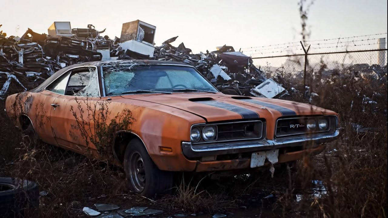 ASMR Full Restoration of a 1970 Dodge Charger R/T | Abandoned Muscle Car Rebuilt to Factory New