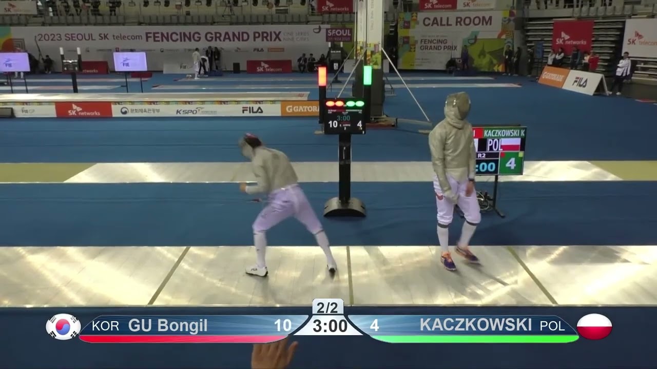 Seoul Grand Prix 2023 SMS - L32 - Gu Bongil KOR v Krzysztof Kaczkowski POL