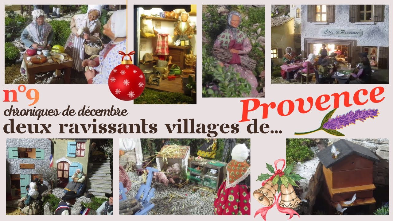 🎀 Deux villages provençaux pour Noël