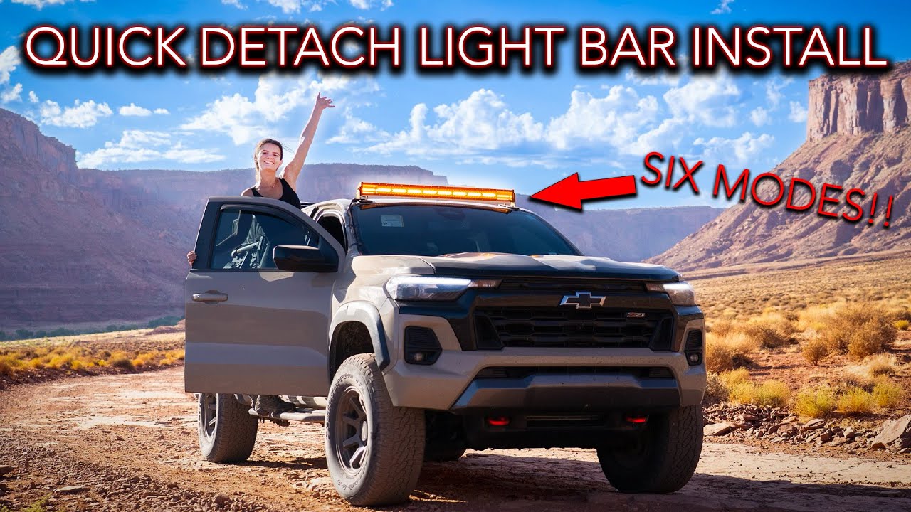 BEST LIGHTBAR SETUP 3RD GEN COLORADO [EASY INSTALL]