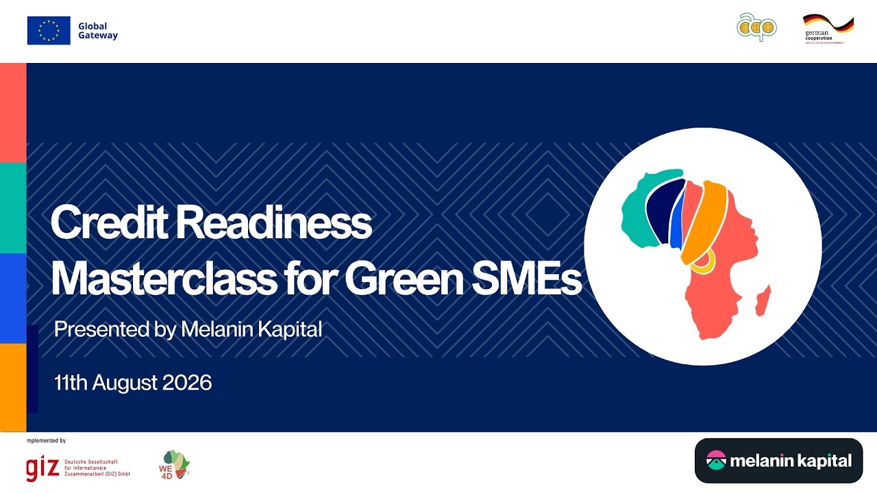 IYBA WE4A Webinar | Credit Readiness Masterclass for Green SMEs