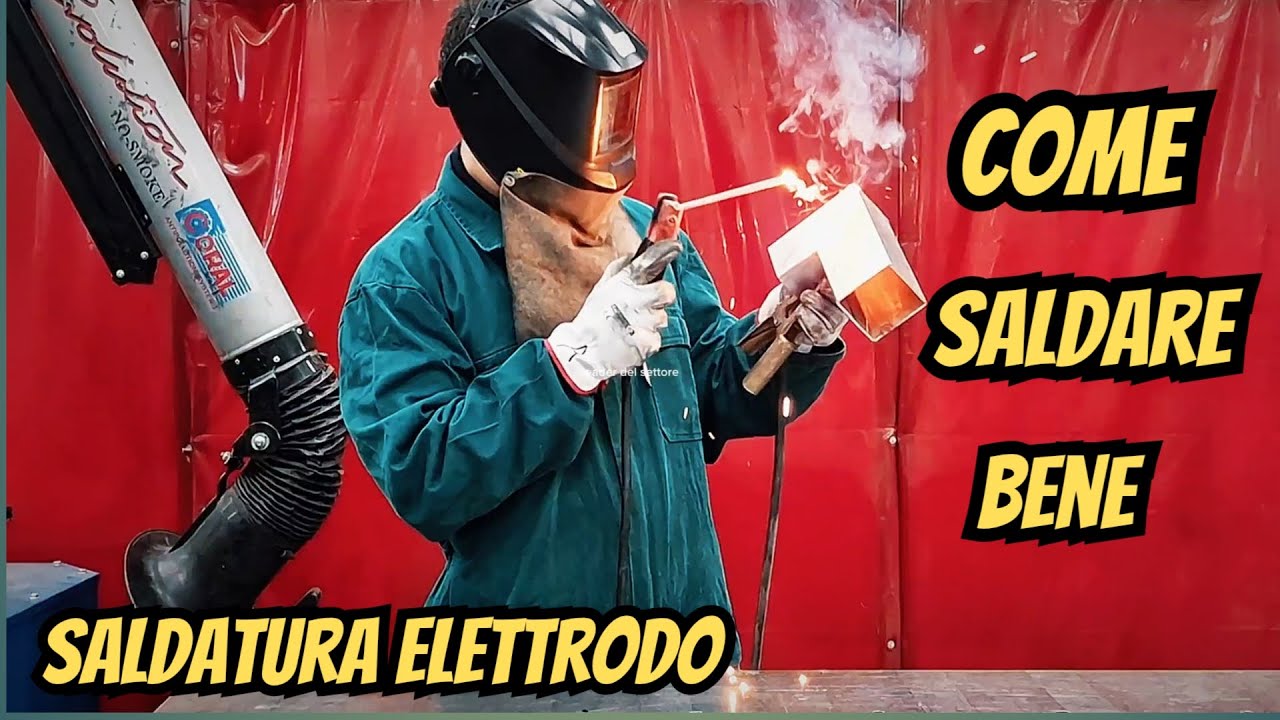 Come saldare bene lezione di saldatura elettrodo con solo tre passaggi 😉