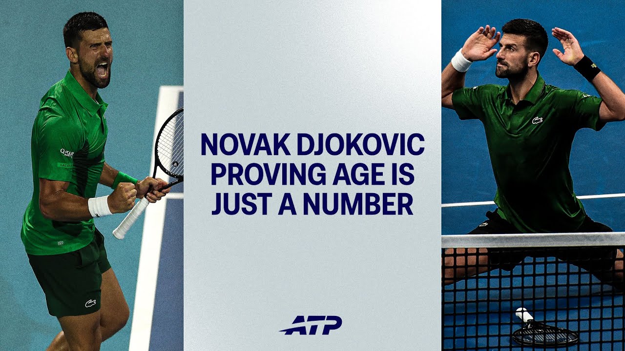 Novak Djokovic Proving Age Is Just A Just Number...😱