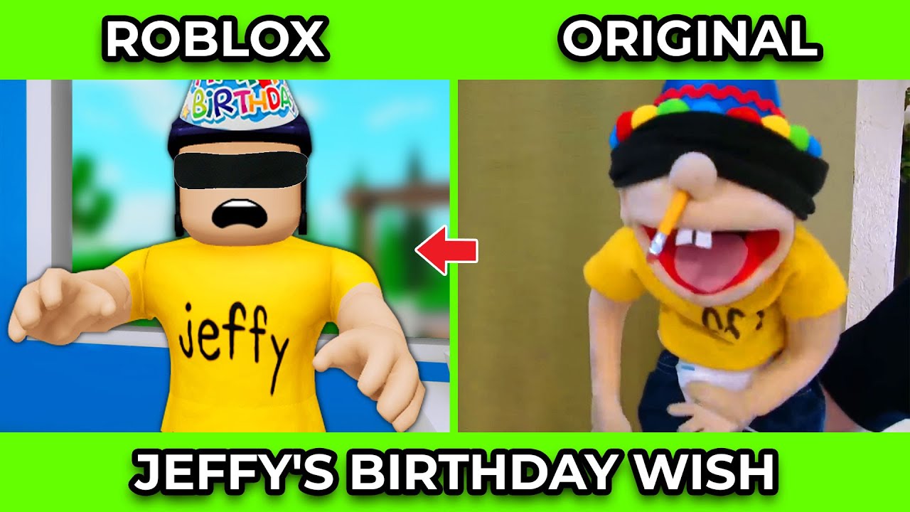 SML Movie vs SML ROBLOX: Jeffy's Birthday Wish + BEST OF SML VIDEOS ! Side by Side
