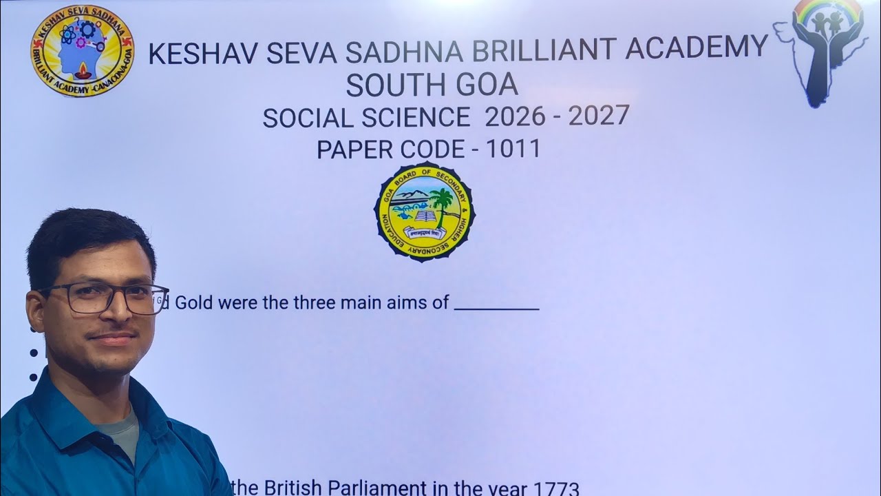 Paper  of Goa board examination Social Science.,. Full MCQ