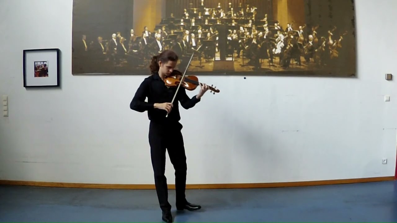 Maximilian Terziyski, J. S. Bach Fuga aus Solo Violinsonate Nr. 2
