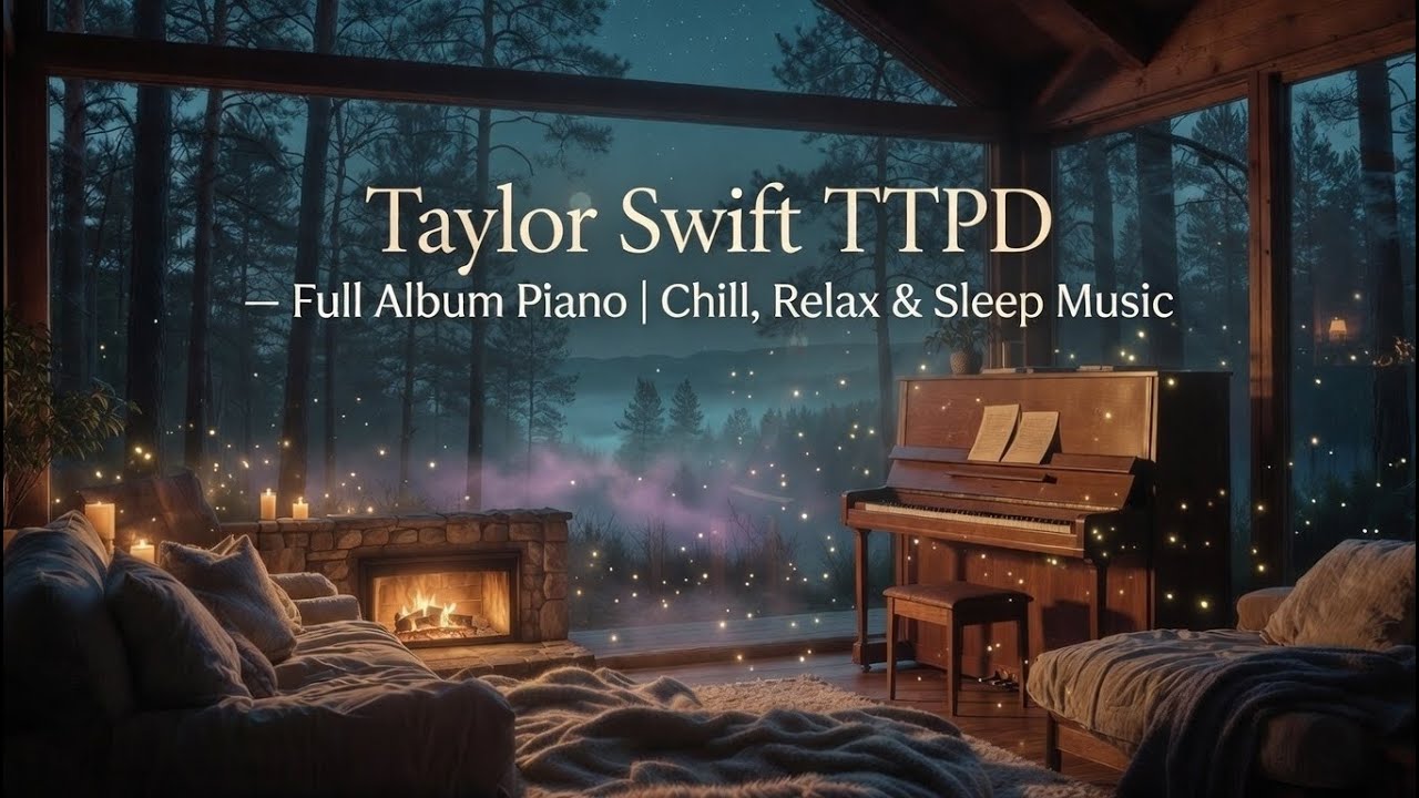 GO TO SLEEP with Taylor Swift | Relaxing Piano & Ambient Covers 🌙 Live Study & Sleep Stream