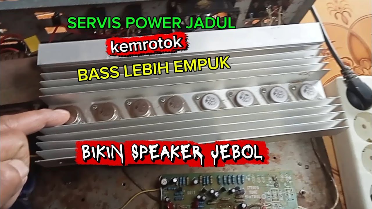 SERVIS POWER KEMROTOK MASIH PAKAI TR JENGKOLAN 