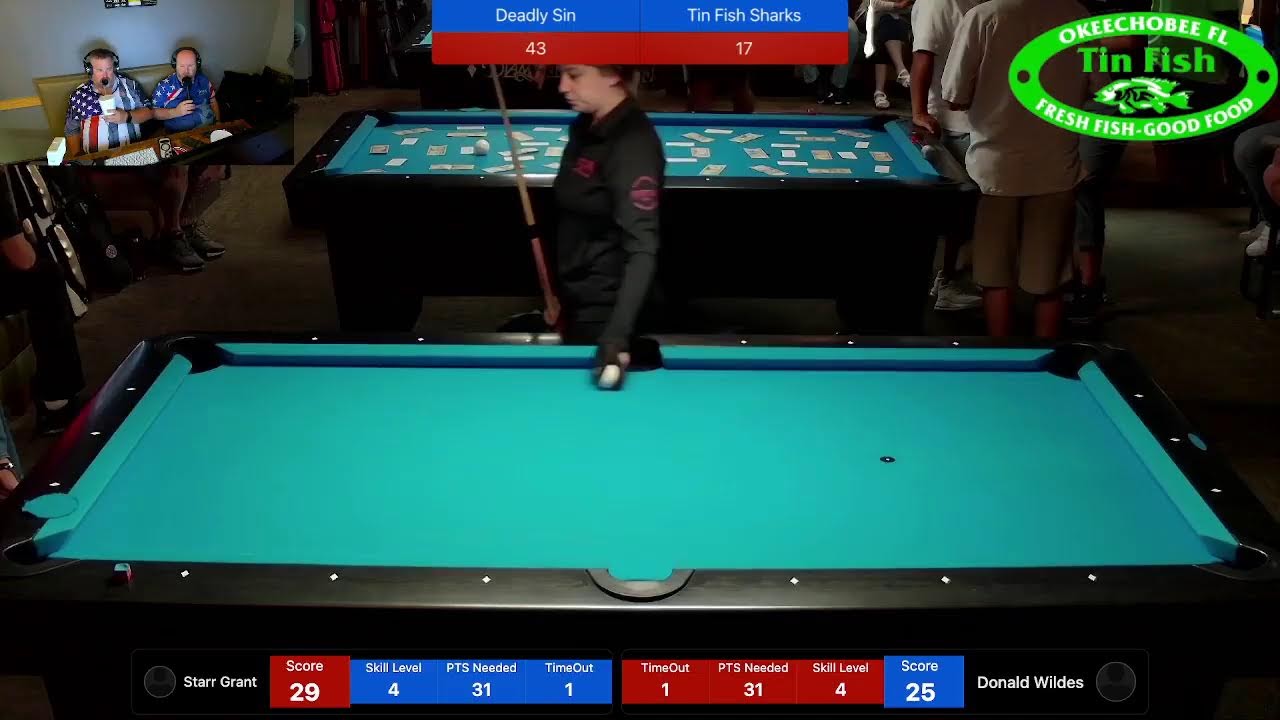 MBM Billiards Production Live Stream of Treasure Coast APA 2025 9Ball World Qualifier