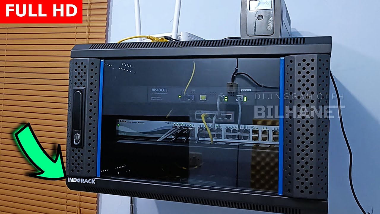 Bikin Server WiFi Rapi & Pro dengan Wallmount INDORACK 6U