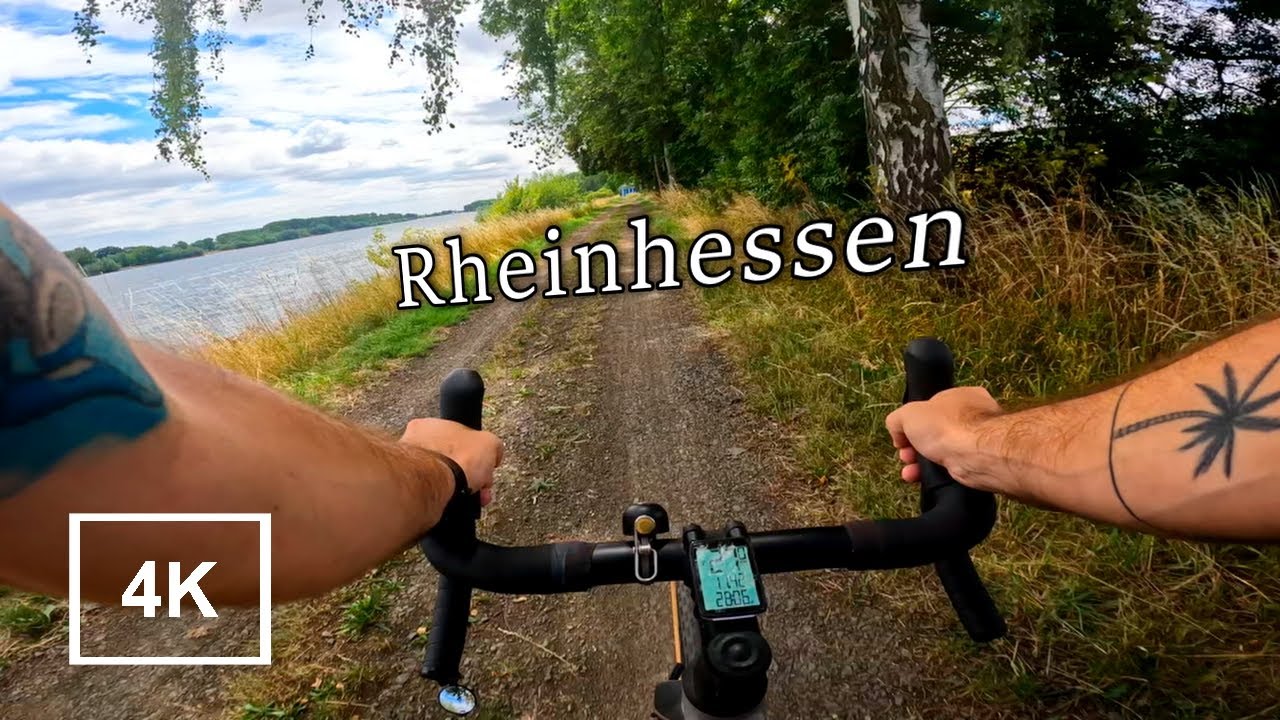 Gravel bike ride in northern Rheinhessen, Germany | Rose Backroad AL | 4K