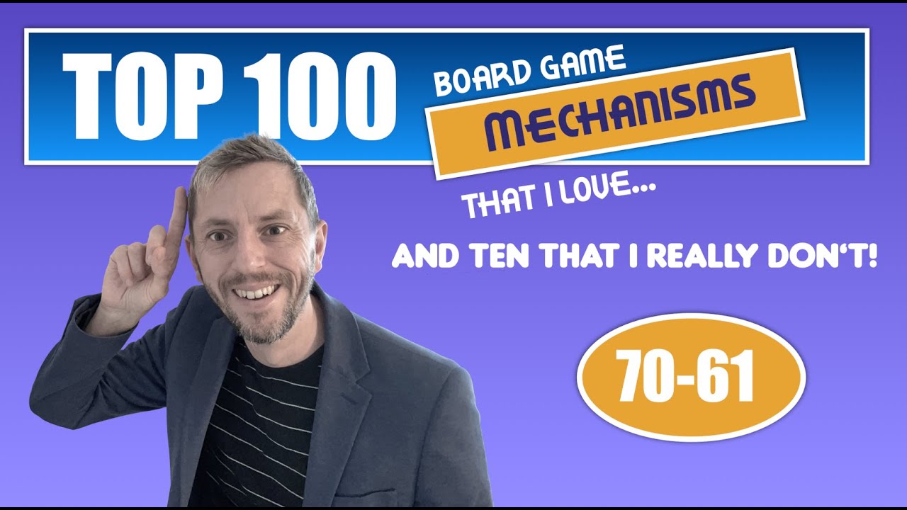 Top 100 Mechanisms in Board Games: 70-61
