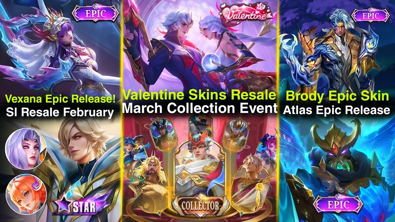 MLBB February–March 2026 FULL UPDATE! Vexana Epic, Valentine Skins, Tigreal Collector & More?