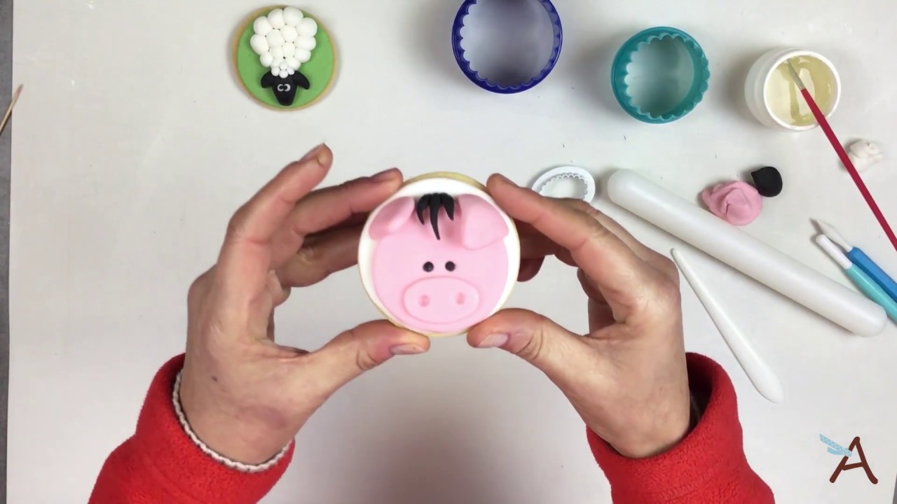 Galletas decoradas con Fondant: animalitos