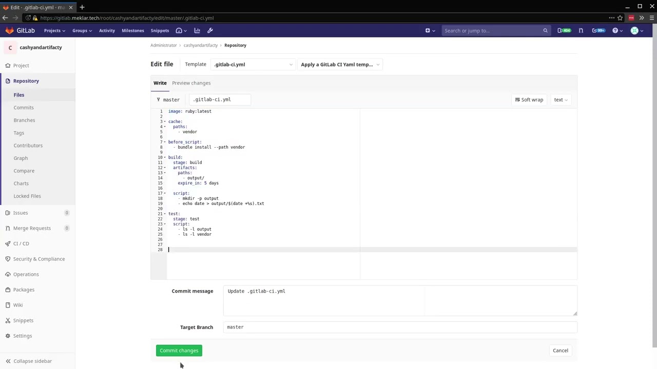 Learn about GitLab Artifacts and Cache 1