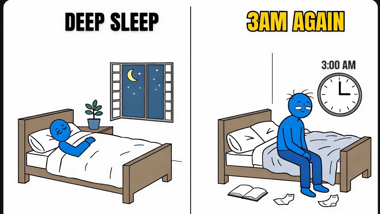 Why You Wake Up At 3AM (And The 4-7-8 Trick To Fall Back Asleep)