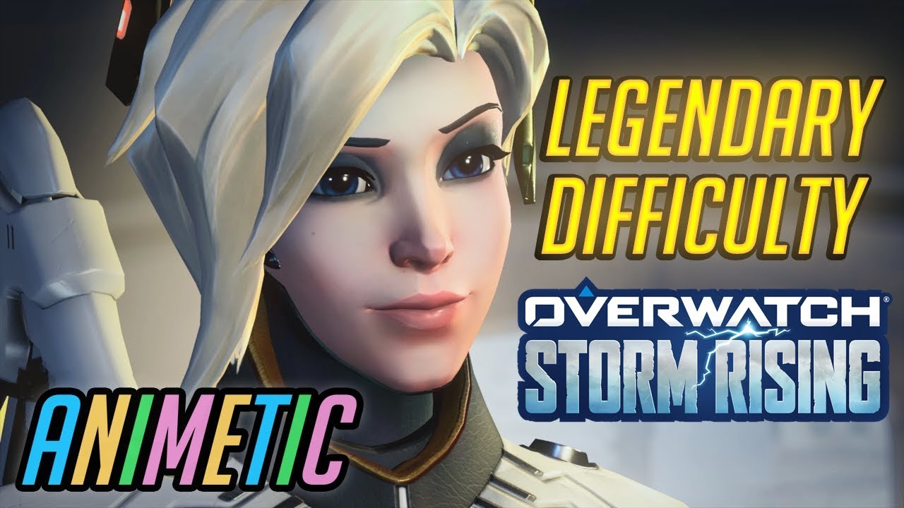 Legendary difficulty: Storm Rising PvE event as Mercy - Overwatch