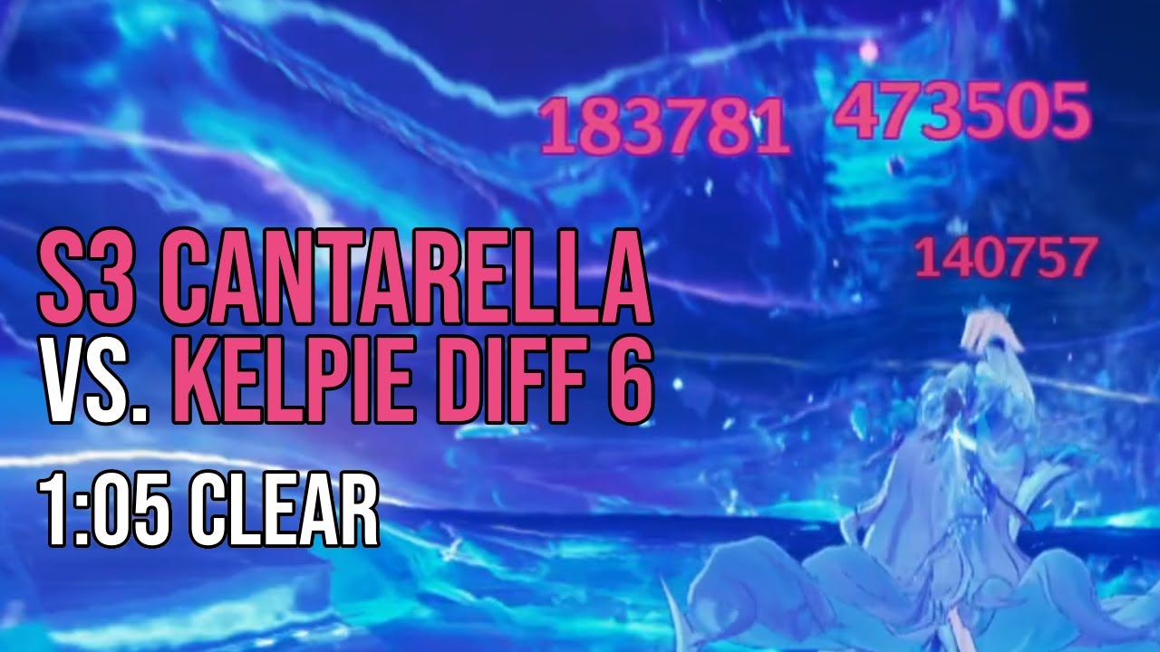 S3 Cantarella hypercarry vs Kelpie in 65 seconds