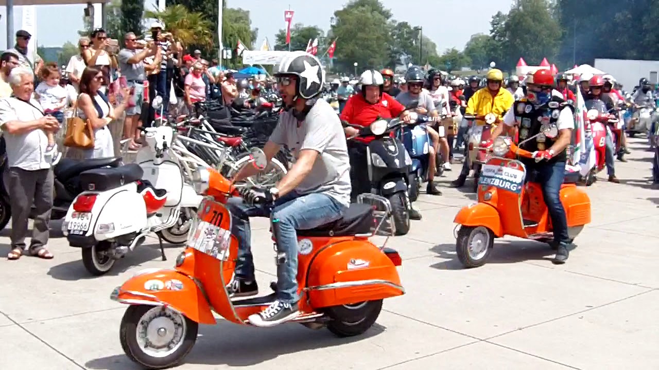 Vespatreffen in Kreuzlingen - Vespa Tre Nazioni Bodensee 2018