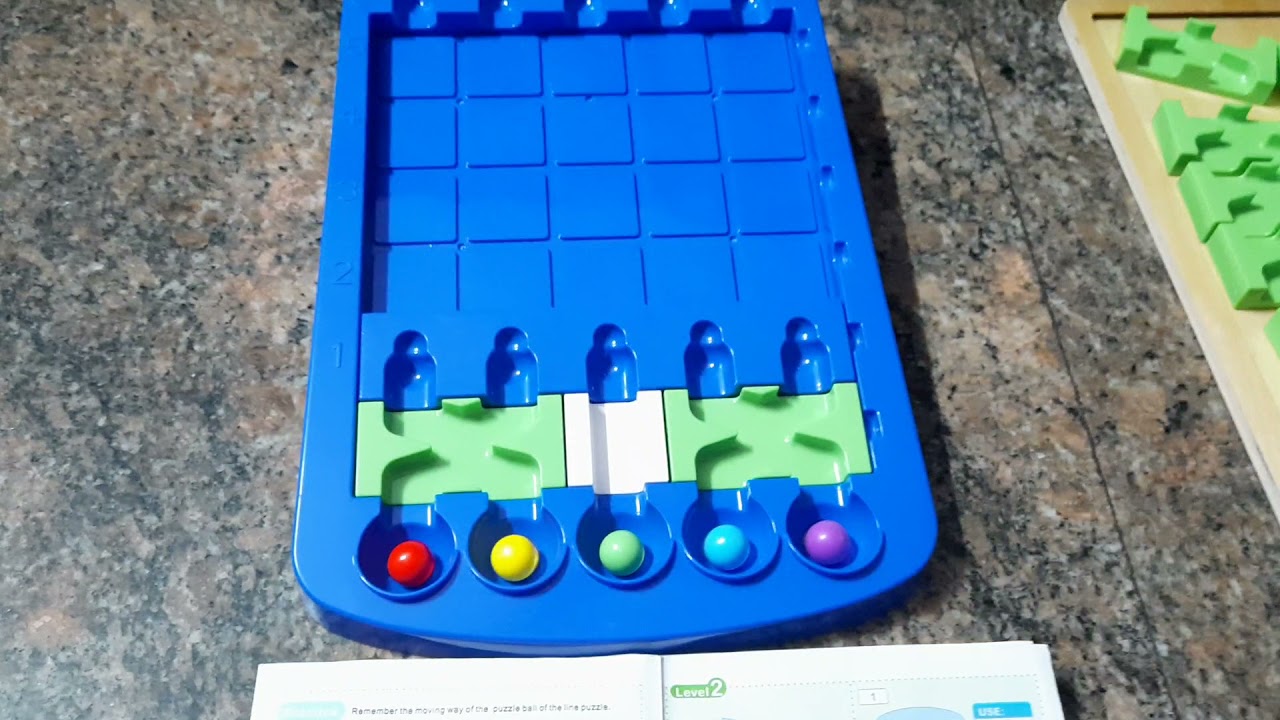 LOGIC PUZZLE - route finding smart game for children