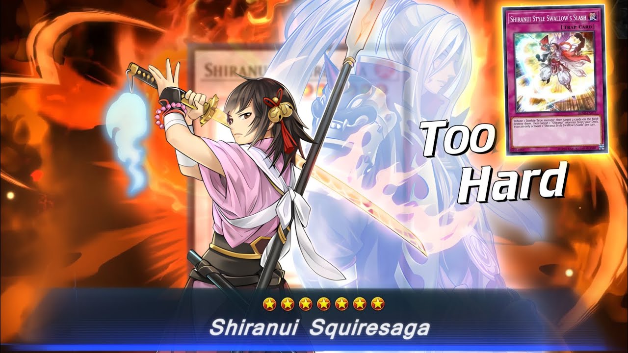 THIS IS ONE OF THE HARDEST DECK TO PLAY! Shiranui Deck [Yu-Gi-Oh! Master Dusl]