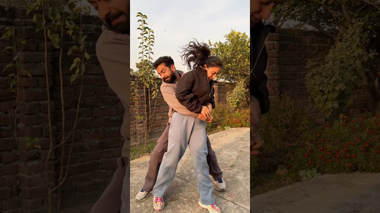 #55 self-defense technique against bear hug 