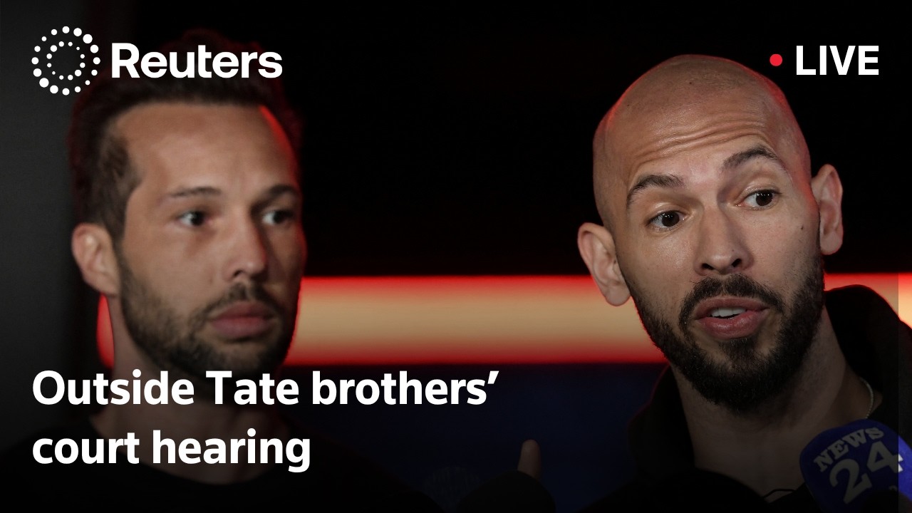 LIVE: Outside Tate brothers&rsquo; court hearing