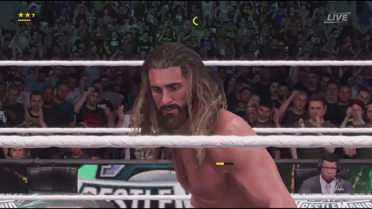 Seth Rollins vs Jon Moxley - IWGP US Championship - WrestleMania 40 N1 - April 5th 2025
