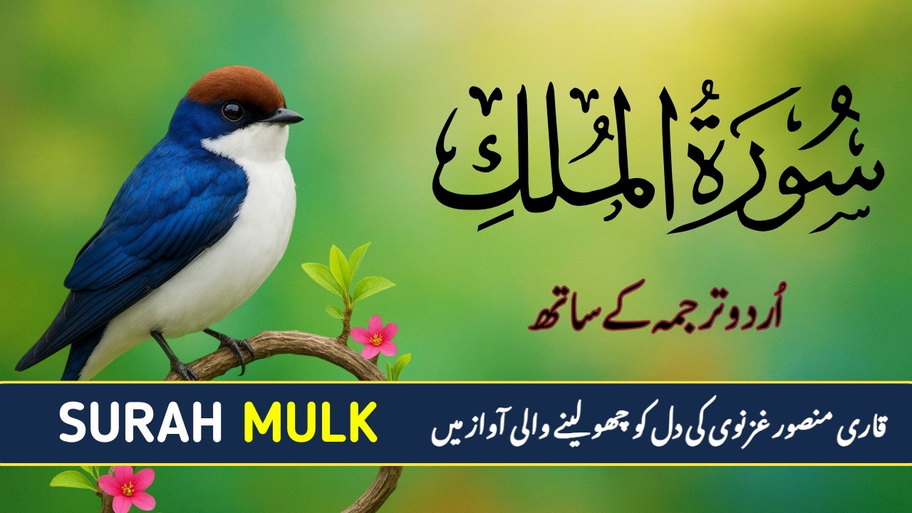 Surah Mulk with Urdu Translation | Heart Touching Recitation by Qari Mansoor Ghaznawi | Ep016