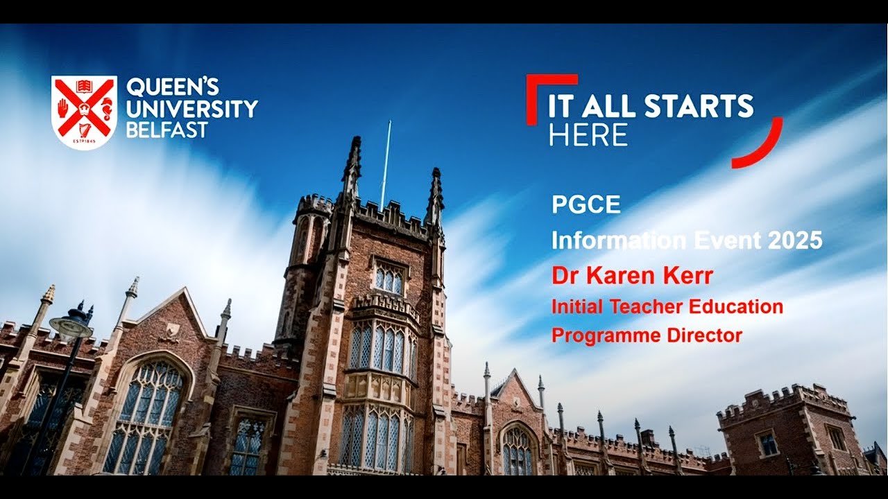 Initial Teacher Education (PGCE) at Queen's University 2026-27 entry