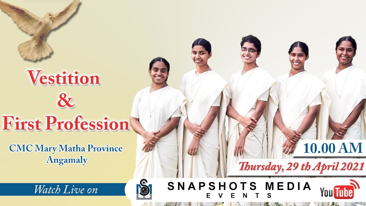 Religious Vestition & First Profession 2021 || CMC Mary Matha Province Angamaly