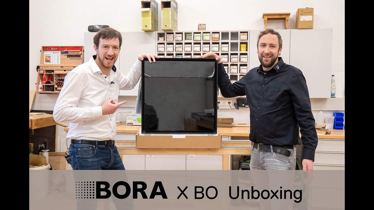 Bora X BO Backofen unboxing Holzquadrat testet Dampfbackofen