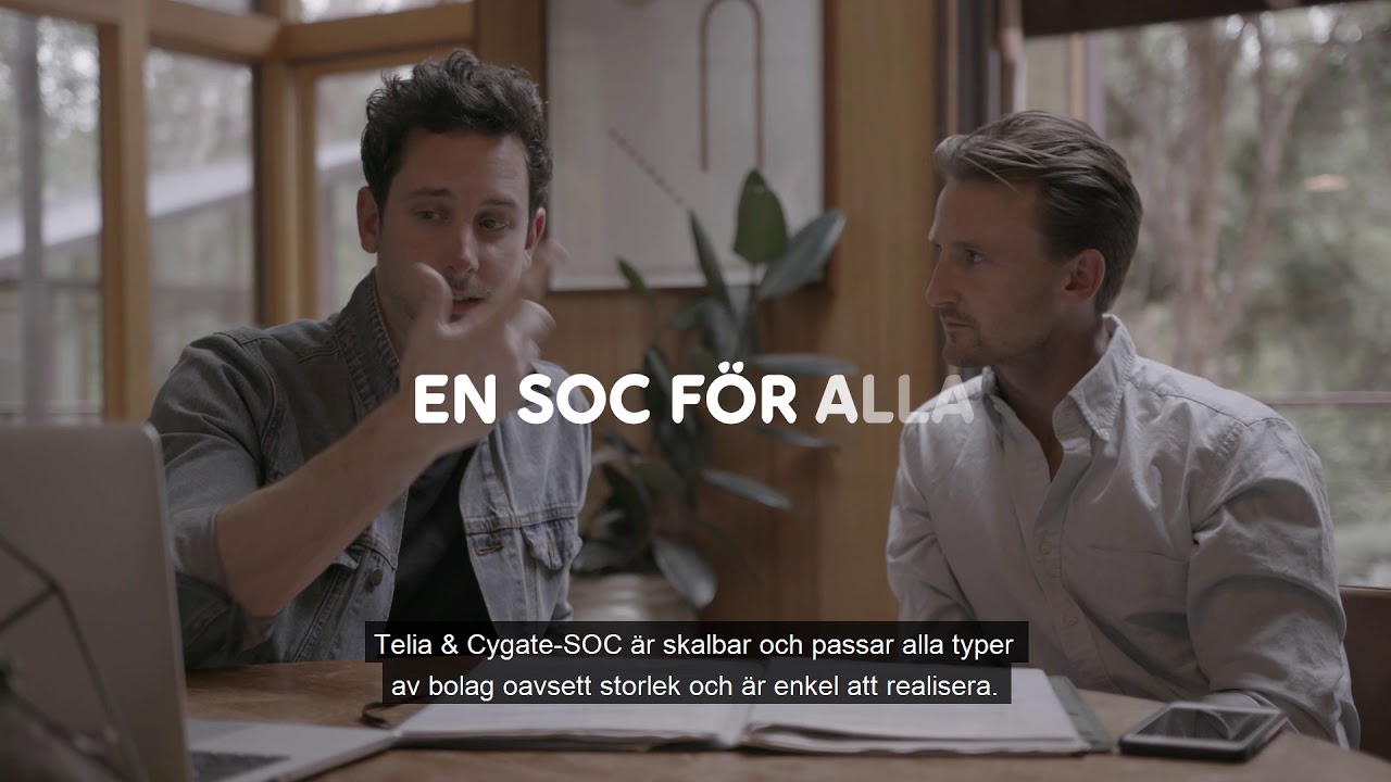 Telia och Cygates s&auml;kerhets&ouml;vervakningstj&auml;nst (SOC)