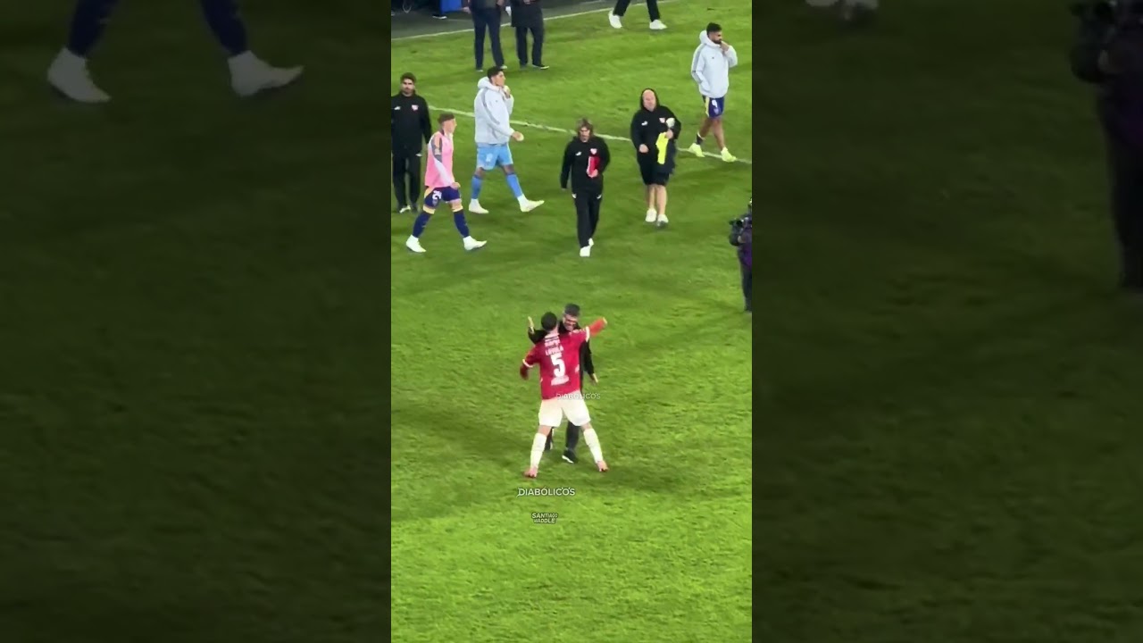 &iexcl;C&Oacute;MO LO LLEVO YO! EL ABRAZO de LOYOLA con VACCARI tras la victoria de #INDEPENDIENTE ante #BOCA