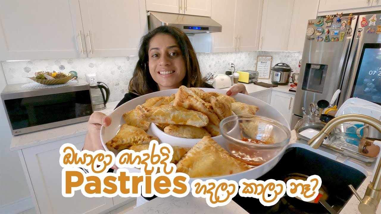 ඔයාලා ගෙදරදි Pastries හදලා කාලා නෑ? || Canada Vlogs || (SINHALA)