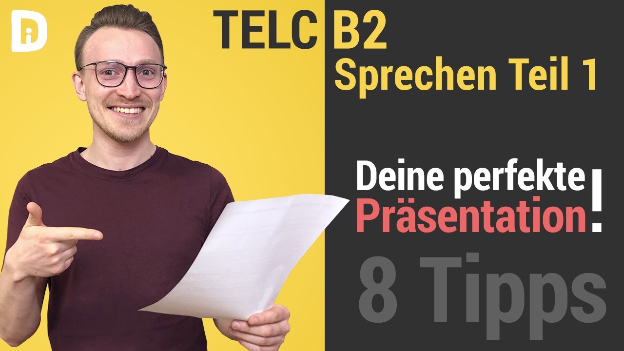 telc B2 mündliche Prüfung Teil 1 | Über Erfahrungen sprechen | 8 Tipps für deine Präsentation