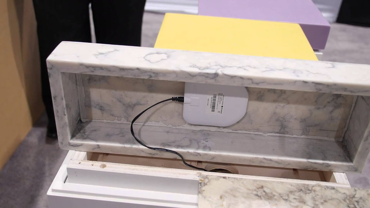This Countertop Lets You Charge Your Devices Wirelessly