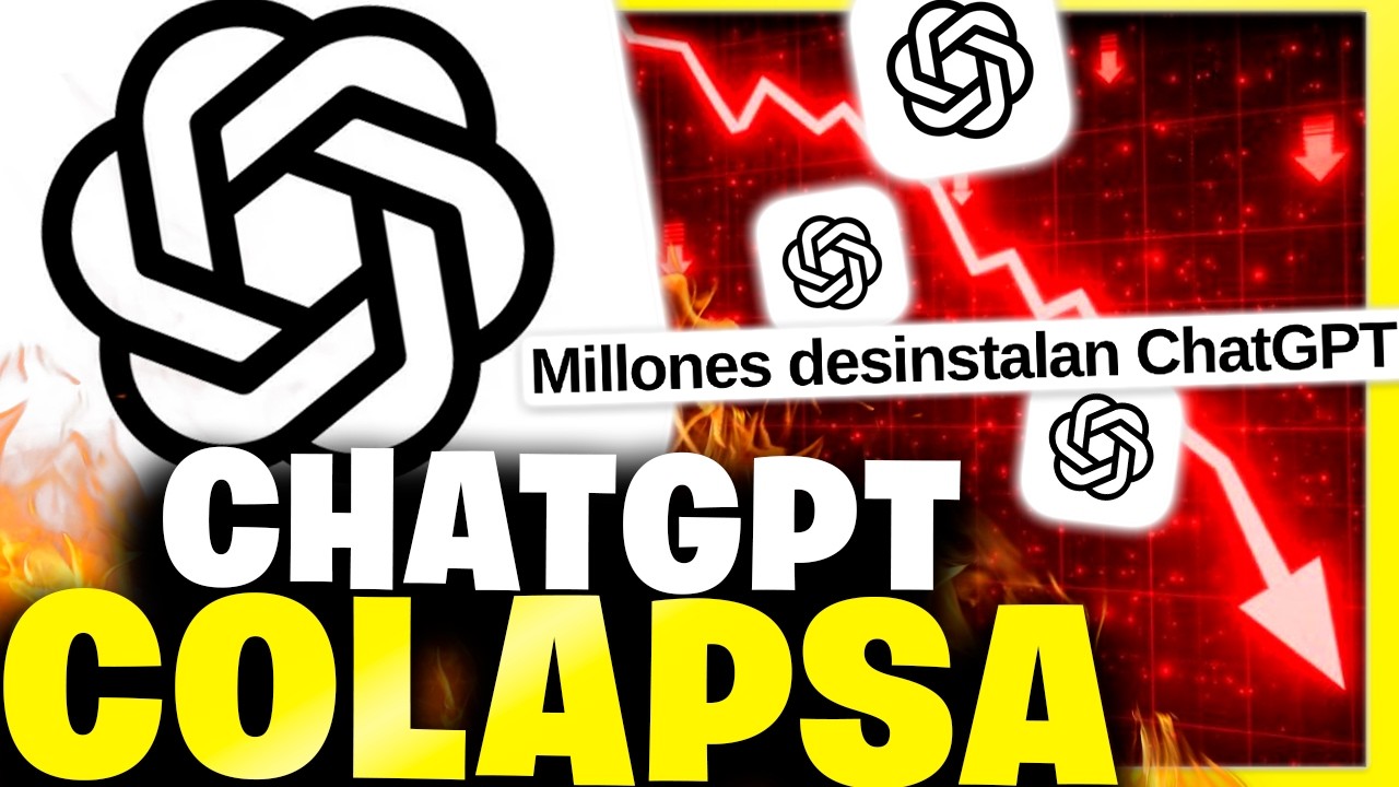 EL FIN DE CHATGPT: Millones abandonan ChatGPT y la IA se cae a PEDAZOS 😱📉