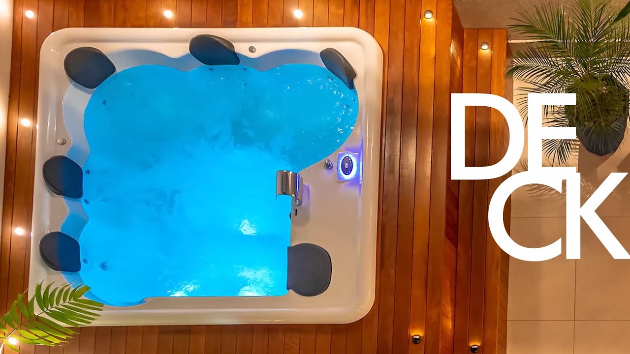 ✅Quer beleza e conforto? Deck de madeira no hidro-spa &eacute; imbat&iacute;vel!