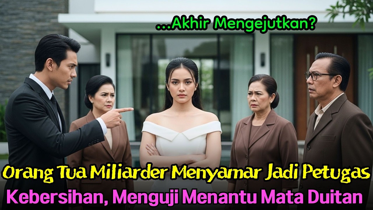 Orang Tua Miliarder Menyamar Jadi Petugas Kebersihan, Menguji Menantu Mata Duitan