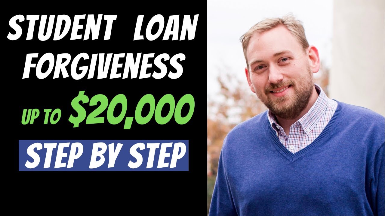 How to Apply For Student Loan Forgiveness 2022 - Step by Step Walkthrough - EASY $20,000