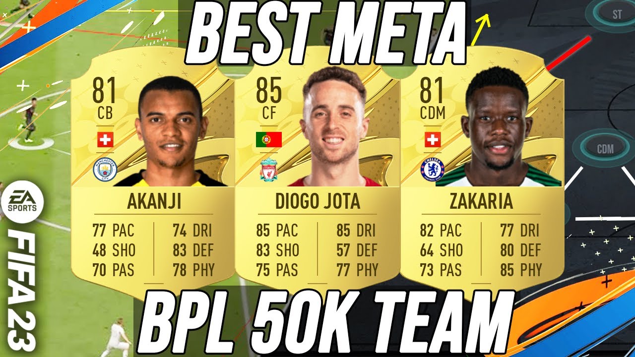 FIFA 23 - BEST META 50K PREMIER LEAGUE TEAM SQUAD BUILDER TO GET MORE WINS