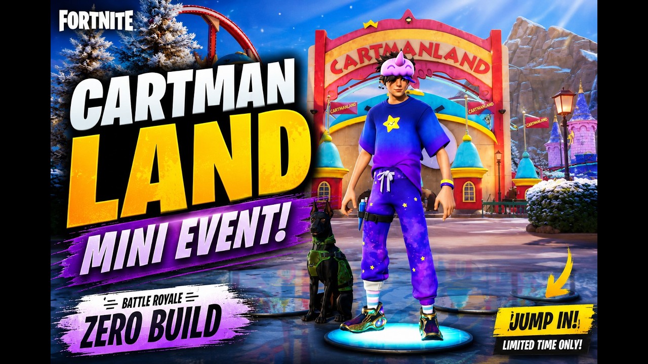 South Park Mini Season x Fortnite Cartman Land Game Play