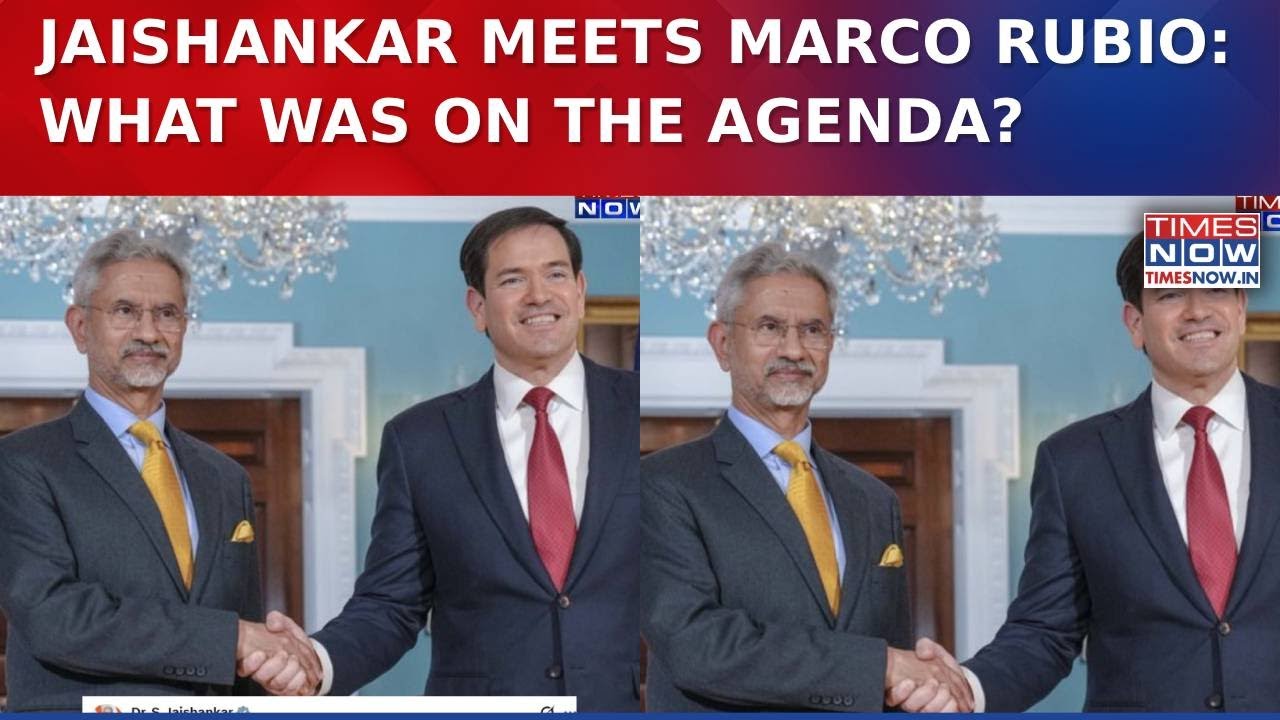 EAM Jaishankar Meets US Secretary Of State Marco Rubio After India-US Trade Deal | Watch
