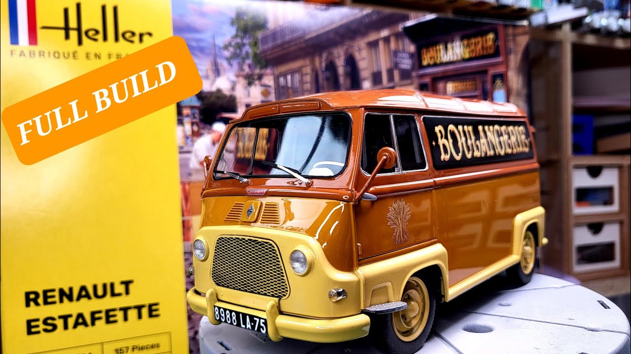 ▶️[FULL BUILD] 🎬 RENAULT ESTAFETTE HELLER. 1/24 scale model car.