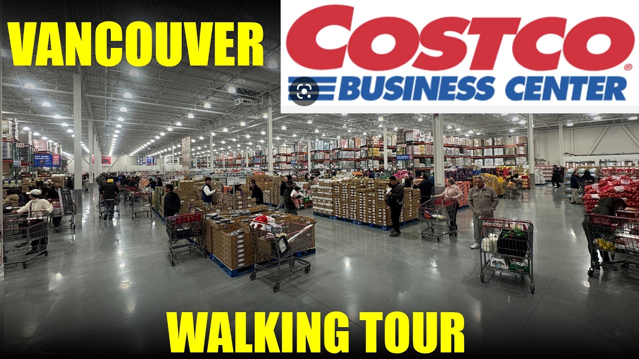 Vancouver Costco Business Centre  - Full Walkthrough -  New Westminster BC - Walking Tour - 4K